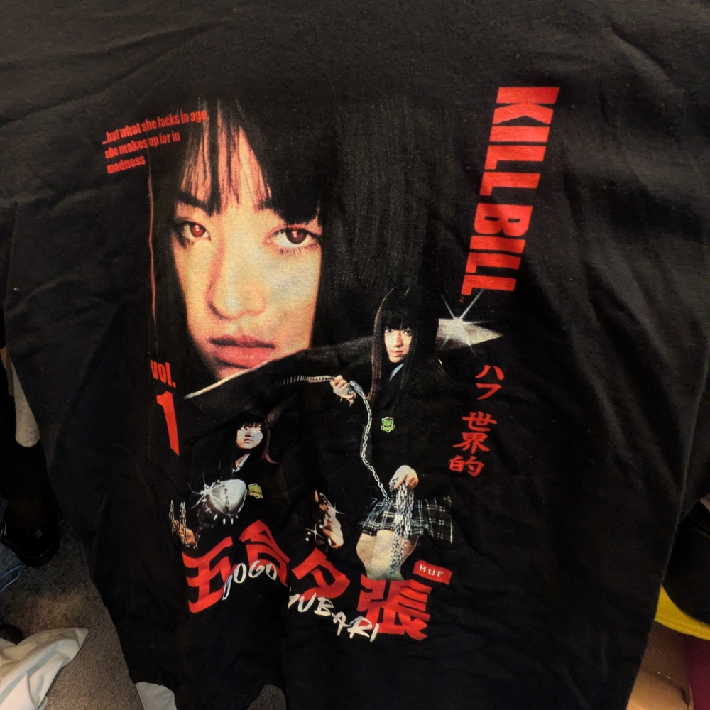*HUF Kill Bill Graphic Tee - Black and Red